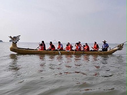 三盛員工慕灣果園劃龍舟活動