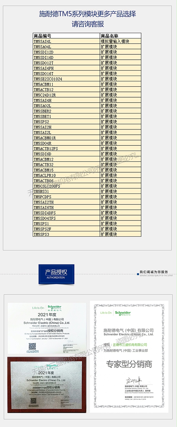 TM5產(chǎn)品系列2021